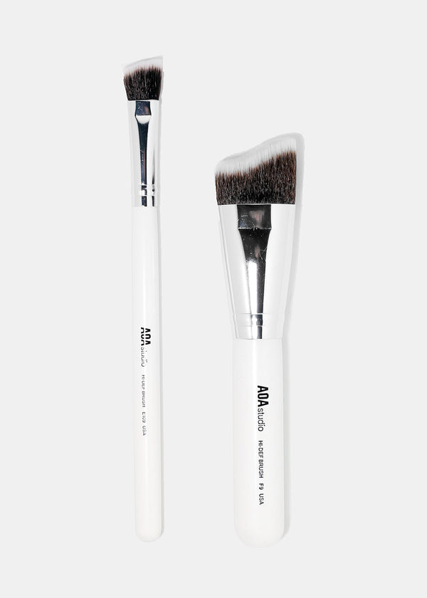 The F9 & E109 Sculpting Brush Duo  COSMETICS - Shop Miss A