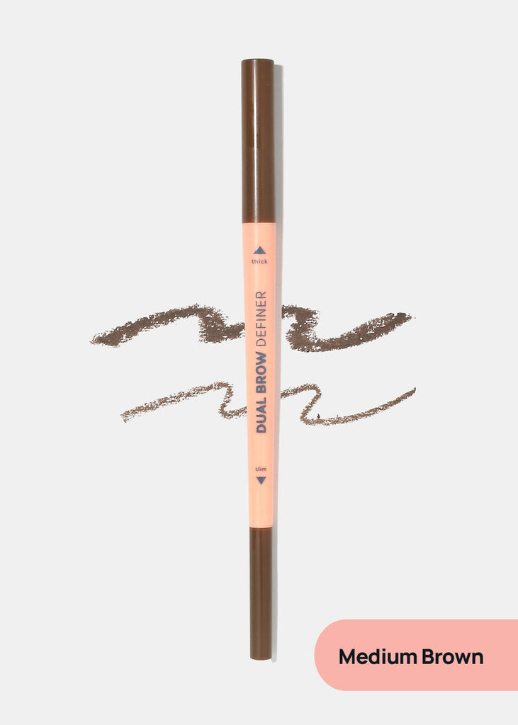 AOA Dual Brow Definer Pencil Medium Brown COSMETICS - Shop Miss A