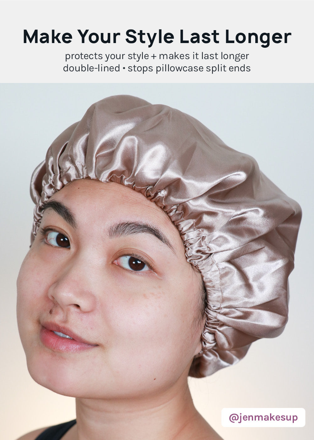 AOA Satin Hair Bonnet – Shop Miss A