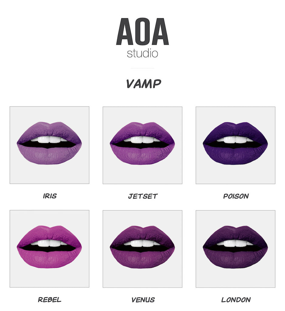 AOA Wonder Liplock - "Vamp" Mattes  SALE - Shop Miss A
