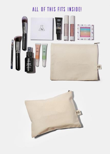 AOA Canvas Bag - I Wake Up For Makeup  COSMETICS - Shop Miss A