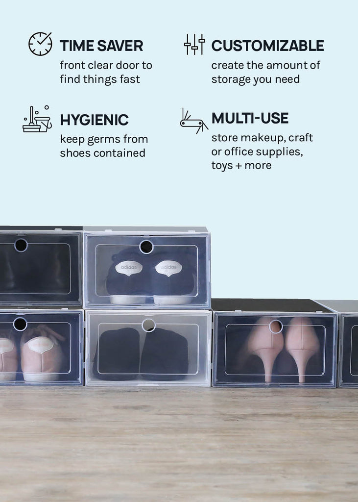 Official Key Items Stackable Shoe Storage Boxes  LIFE - Shop Miss A