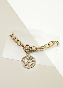 Sparkly "LOVE" in Circle Bracelet  JEWELRY - Shop Miss A
