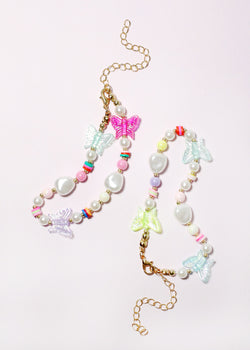 Y2K Butterfly and Pearls Bracelet  JEWELRY - Shop Miss A