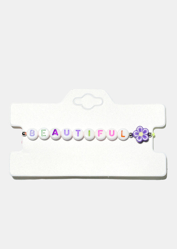 Inspiring Beaded Bracelet Beautiful/random Jewelry - Shop Miss A