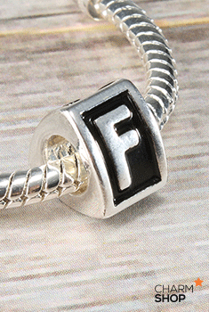 Letter F Block Bead Charm  CHARMS - Shop Miss A