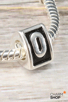 Letter O Block Bead Charm  CHARMS - Shop Miss A