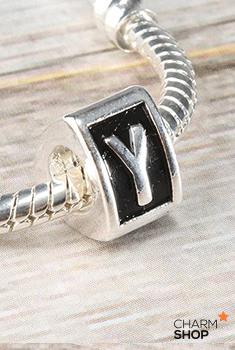 Letter Y Block Bead Charm  CHARMS - Shop Miss A