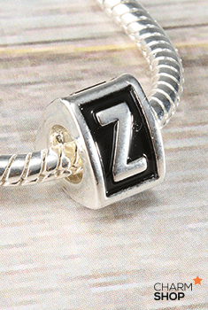 Letter Z Block Bead Charm  CHARMS - Shop Miss A