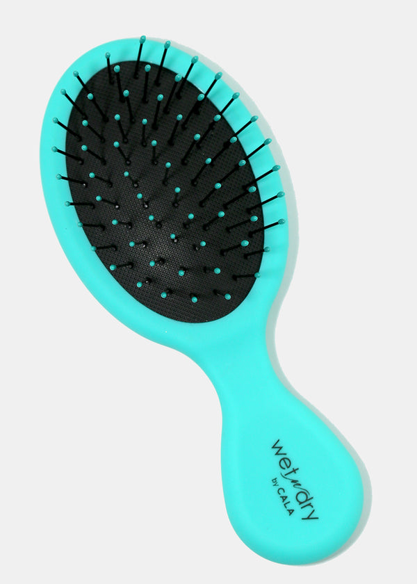 Wet N Dry Mini Hair Brush Teal  COSMETICS - Shop Miss A