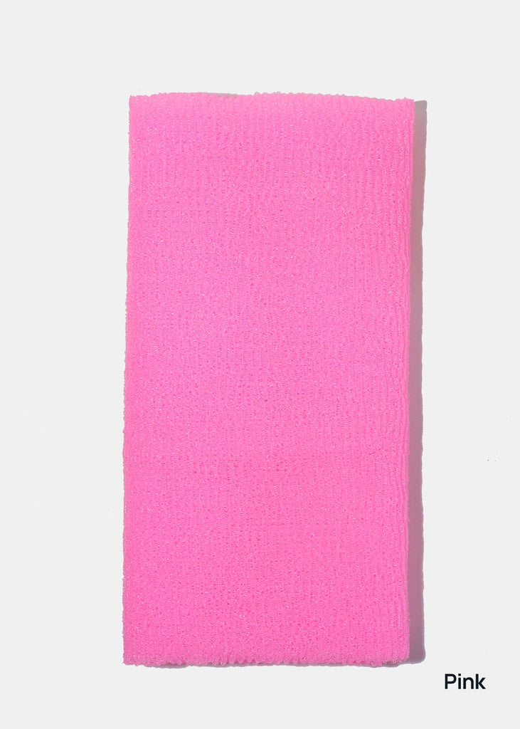 Official Key Items Exfoliating Bath Towel Hot Pink COSMETICS - Shop Miss A