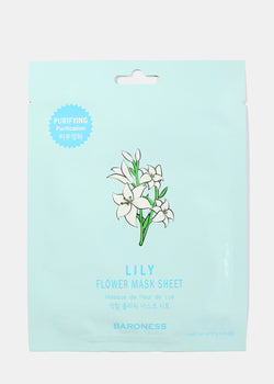 Lily Flower Face Sheet Mask  COSMETICS - Shop Miss A