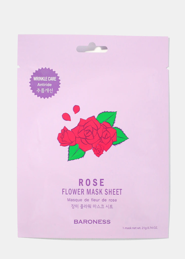 Rose Flower Face Sheet Mask  Skincare - Shop Miss A