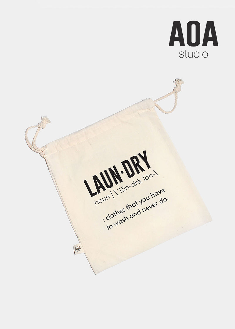 AOA Laundry Canvas Bag  COSMETICS - Shop Miss A
