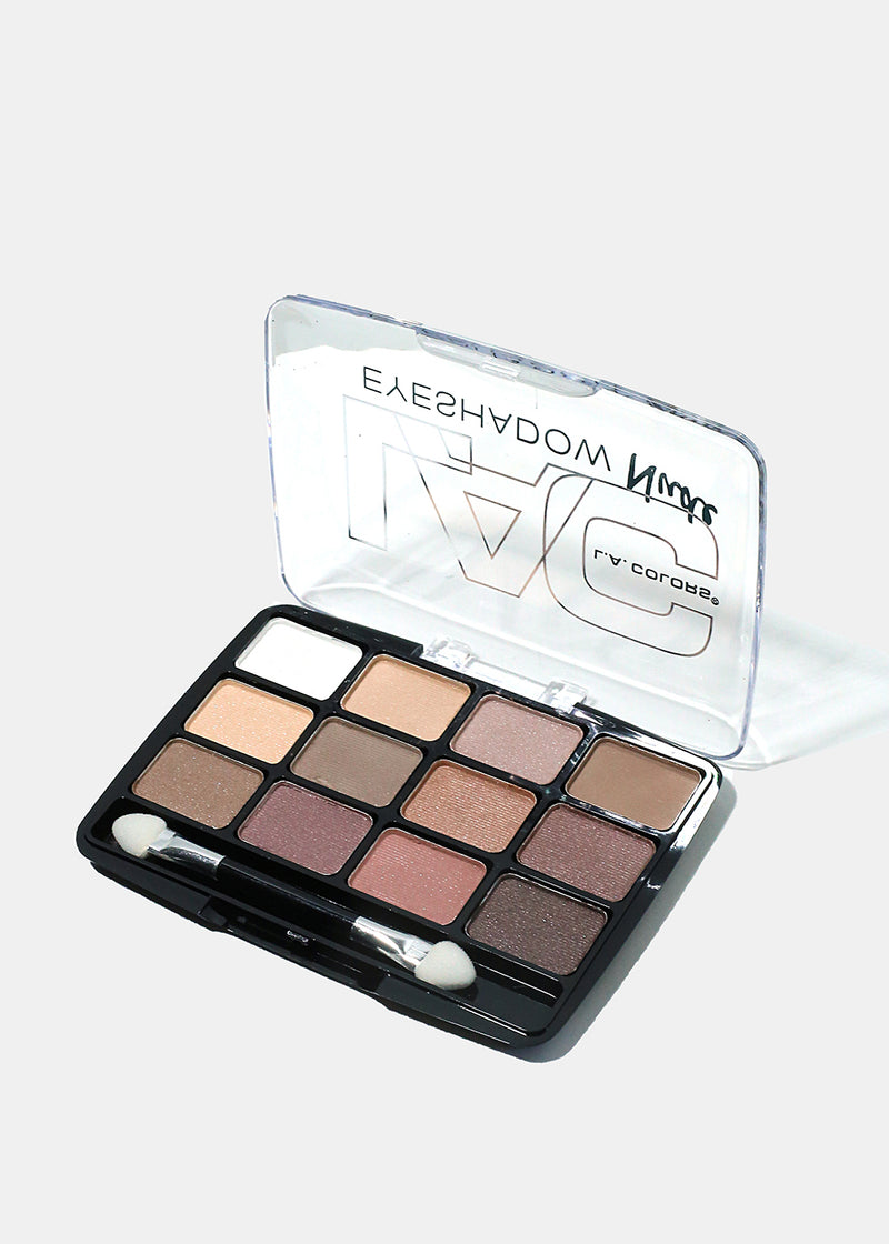 L.A. Colors - 12 Color Eyeshadow Traditional  COSMETICS - Shop Miss A