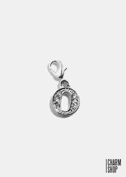 Silver Clear Initial O Dangle Charm  CHARMS - Shop Miss A