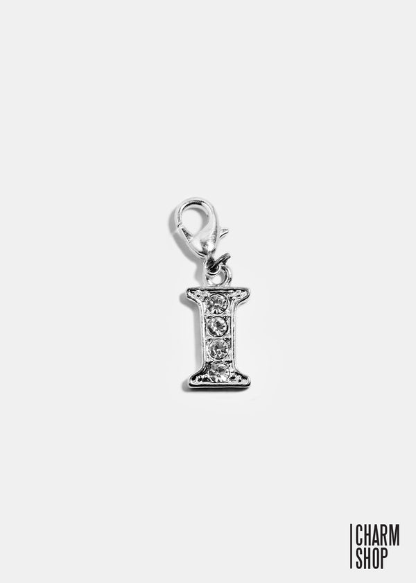 Silver Clear Initial I Dangle Charm  CHARMS - Shop Miss A