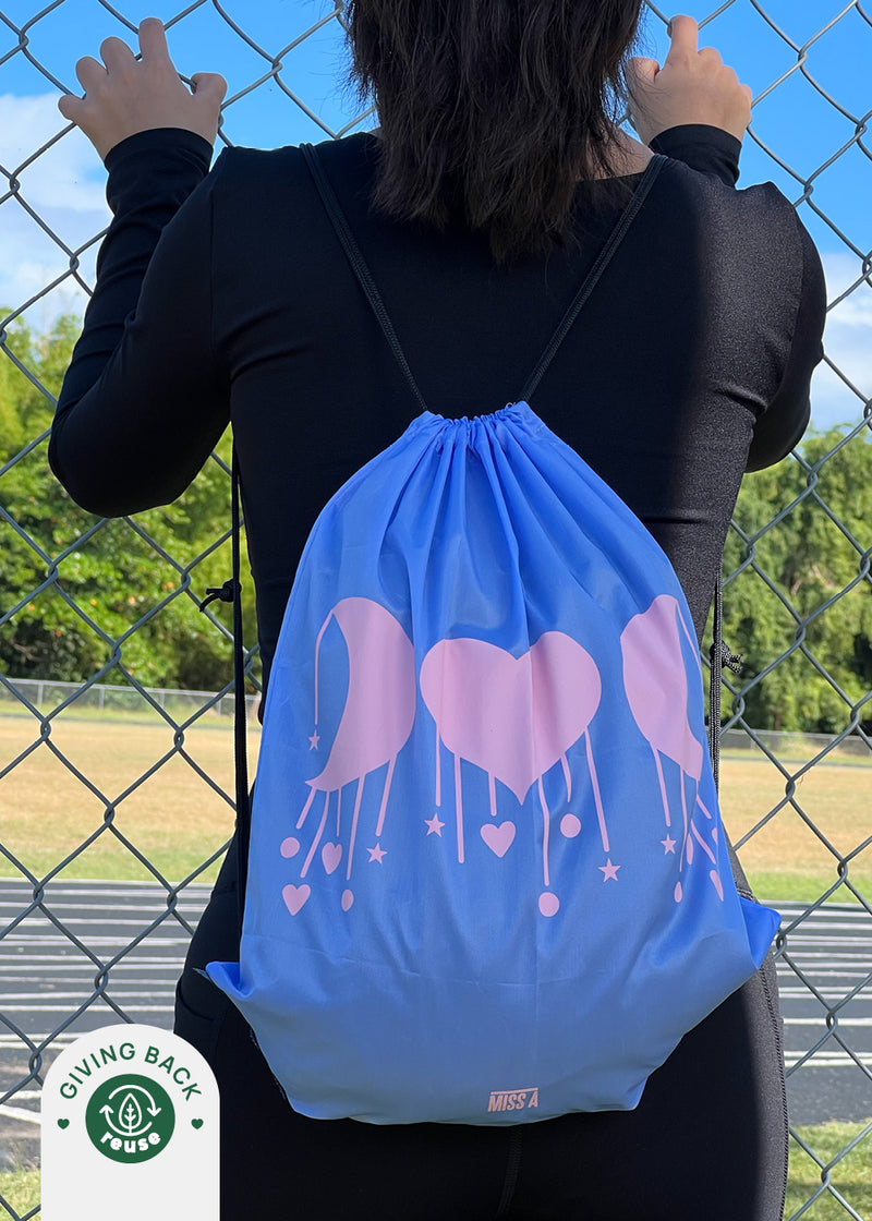 Miss A Drawstring Backpack - Lovely  ACCESSORIES - Shop Miss A
