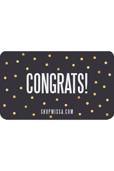Congrats Gift Card  Gift Card - Shop Miss A