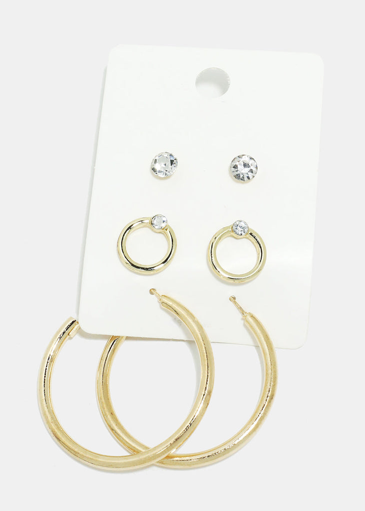 3-Pair Multi Design Earrings  JEWELRY - Shop Miss A