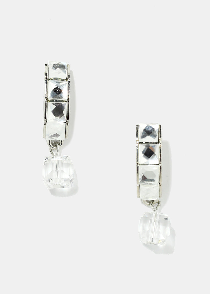 Gemstone Earrings Silver JEWELRY - Shop Miss A