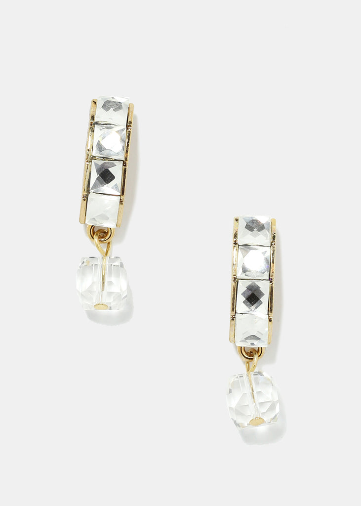 Gemstone Earrings Gold JEWELRY - Shop Miss A