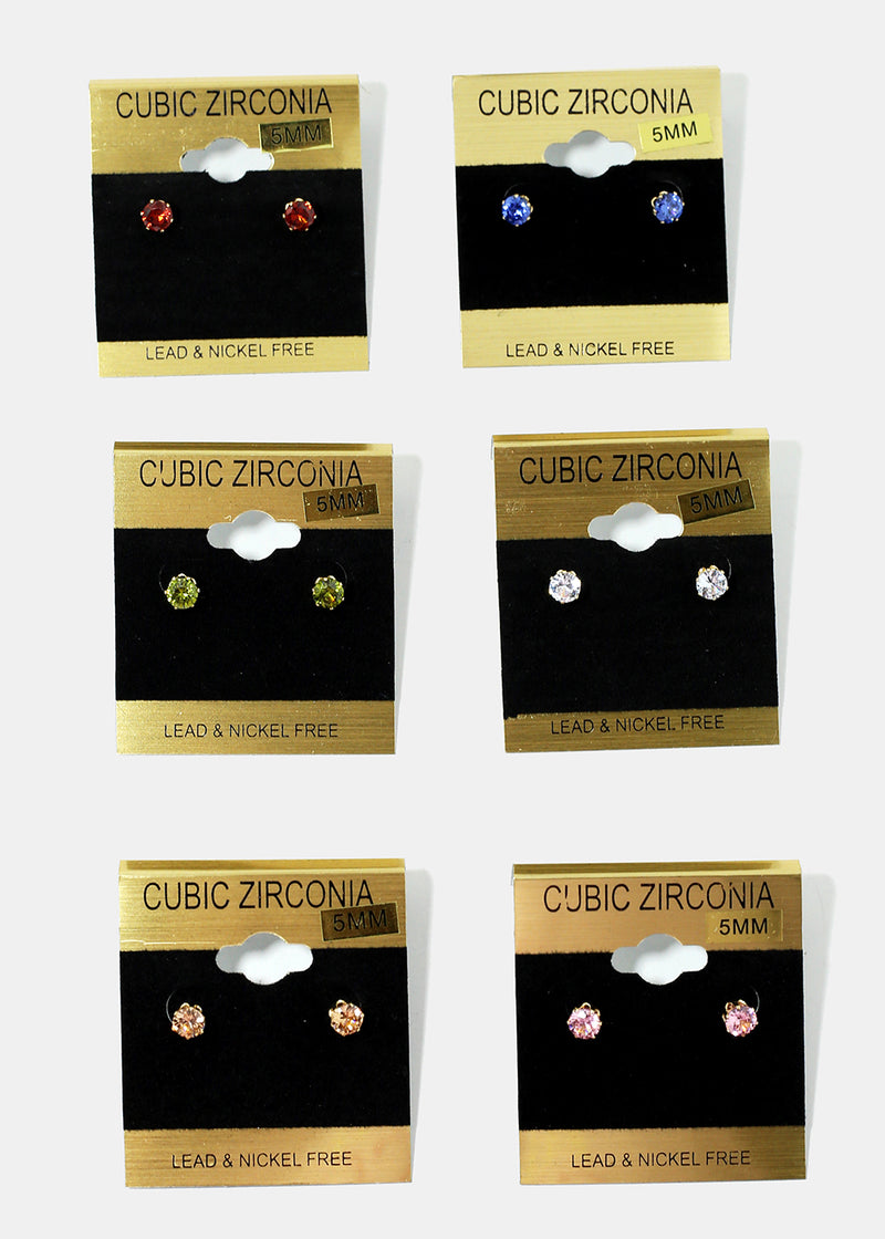 Colorful Rhinestone Earrings  JEWELRY - Shop Miss A