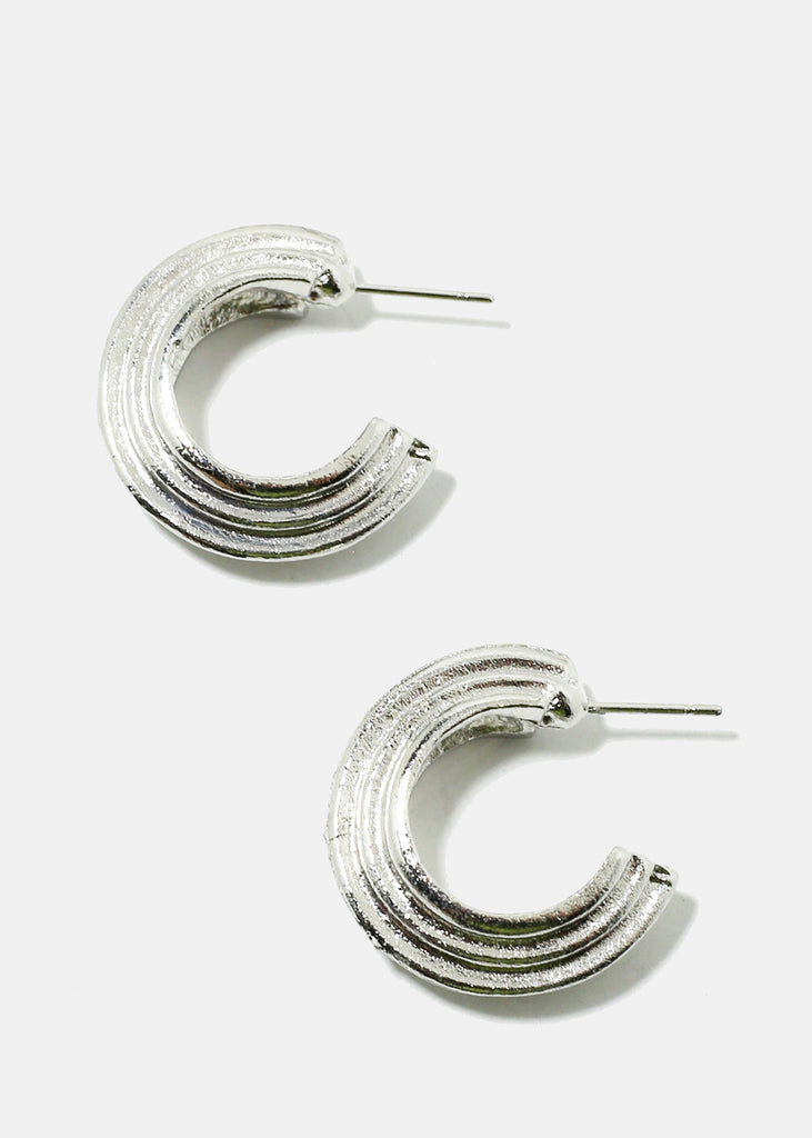 Fashion Layered Earrings Silver JEWELRY - Shop Miss A
