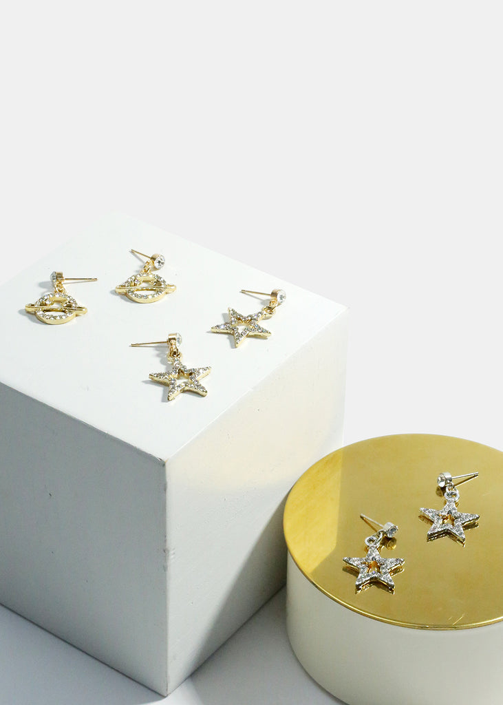Star and Planet Earrings  JEWELRY - Shop Miss A