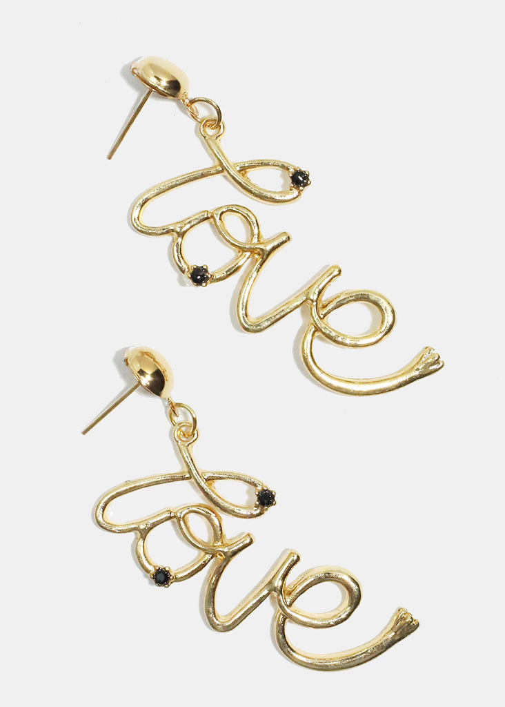 Love Earring Gold JEWELRY - Shop Miss A