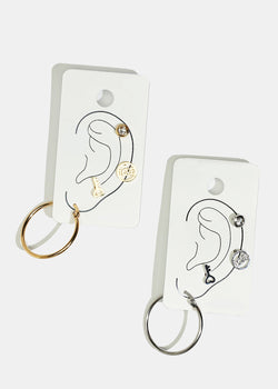 4-Piece Stud & Hoop Earrings  JEWELRY - Shop Miss A
