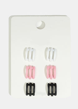 3-Pair Pastel Stud Earrings  JEWELRY - Shop Miss A