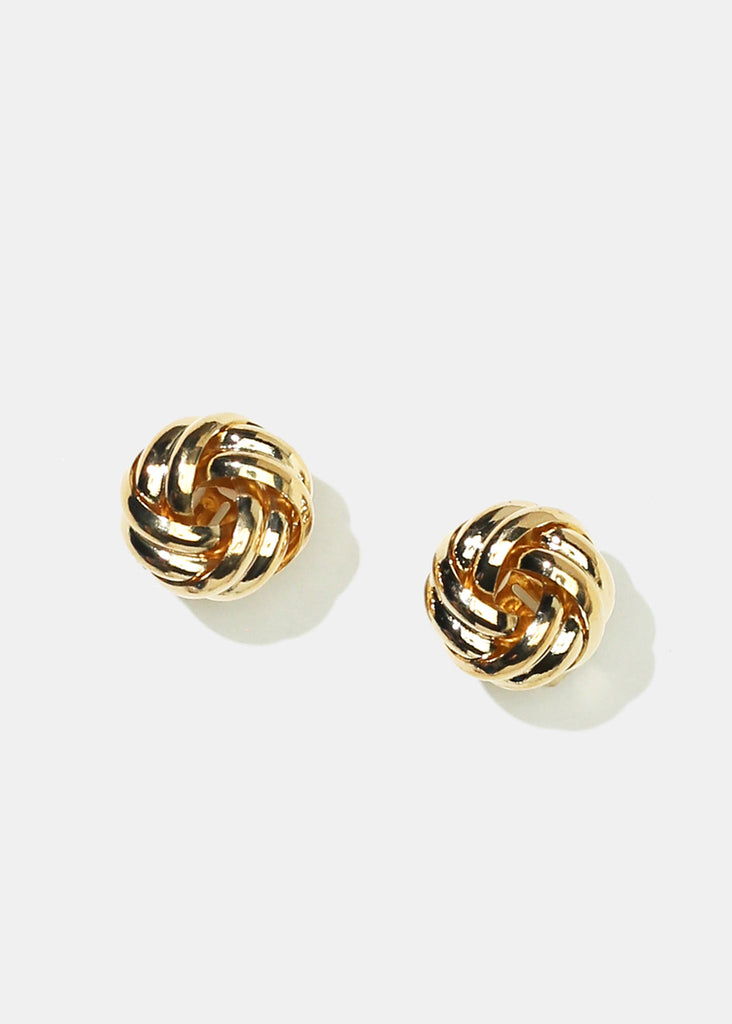 Knot Clip-On Earrings Gold JEWELRY - Shop Miss A