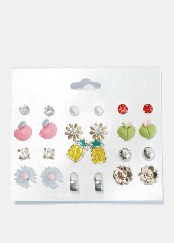 12 Pair Multi Design Spring Earrings  JEWELRY - Shop Miss A