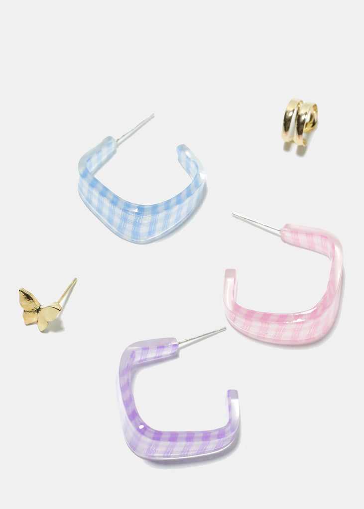 4 Piece Multi Design Stud & Cuff Earring Set  JEWELRY - Shop Miss A
