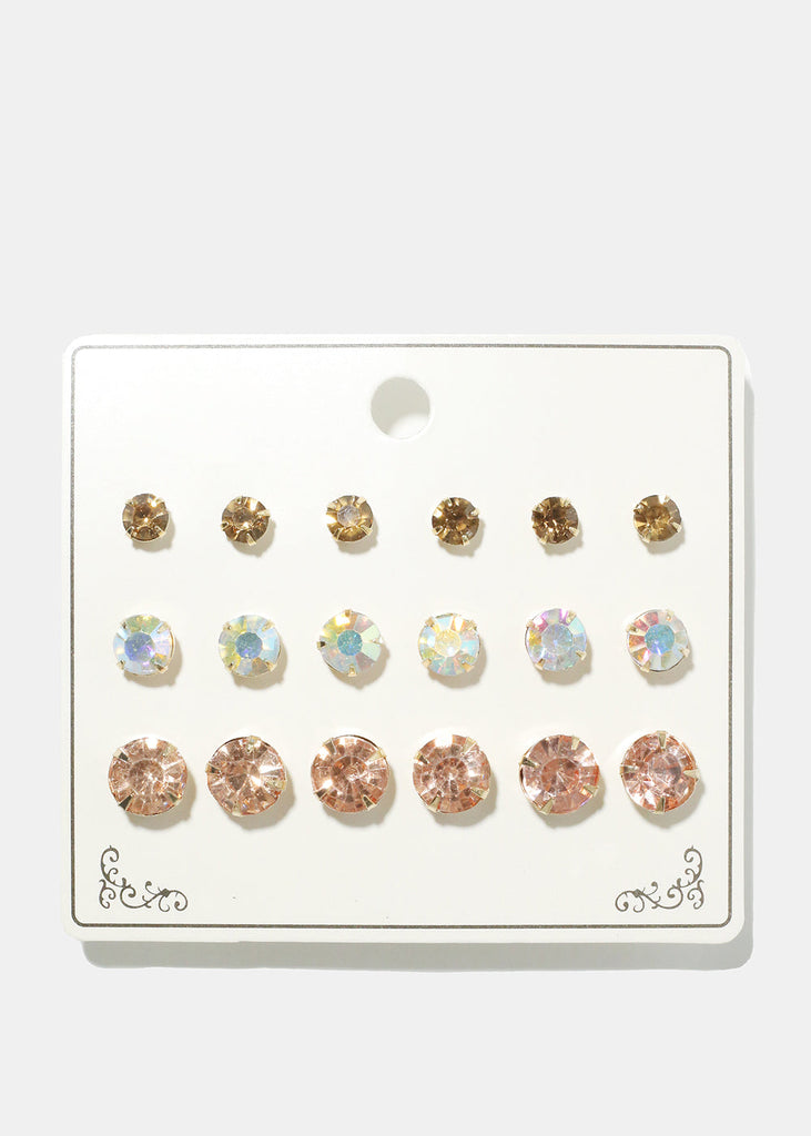 Crystal Earring Packet Gold JEWELRY - Shop Miss A