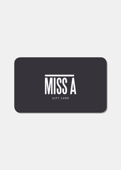 Gift Card- Miss A  Gift Card - Shop Miss A