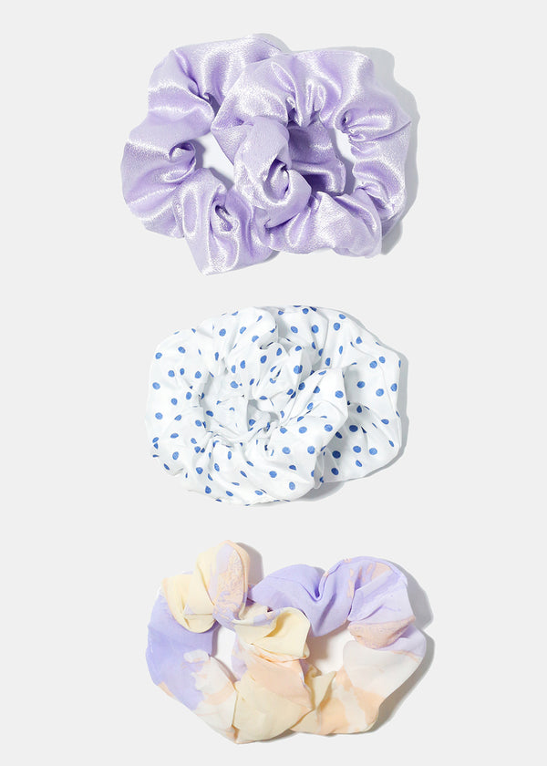 2 Piece Purple Hair Scrunchie Set  HAIR - Shop Miss A