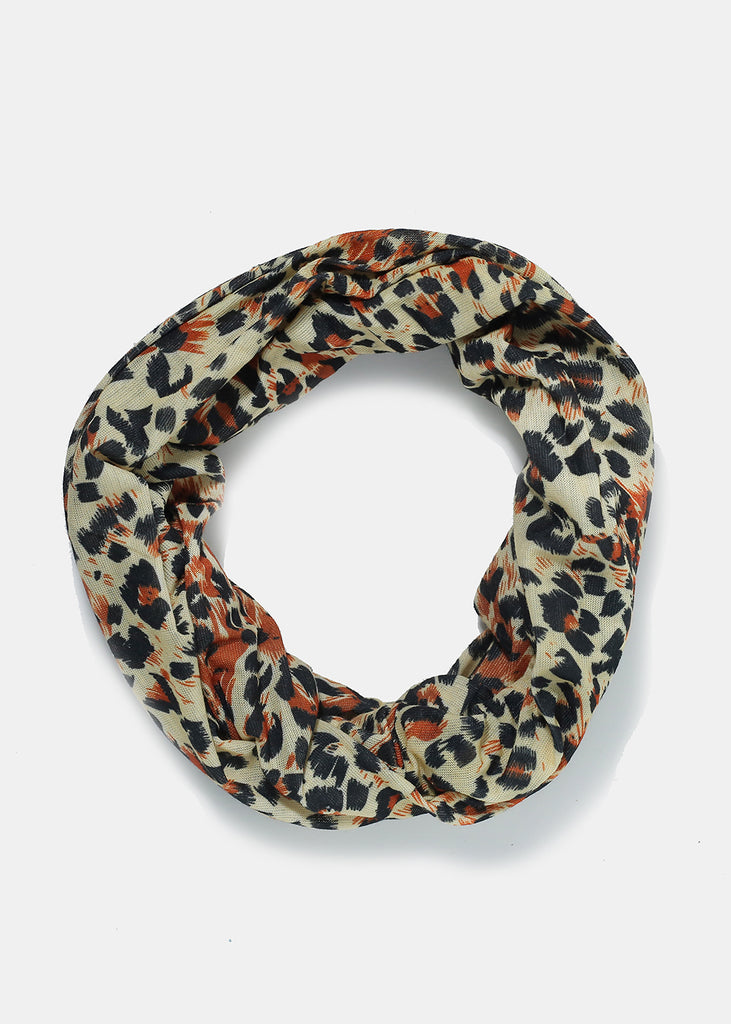 Leopard Print Infinity Scarf  ACCESSORIES - Shop Miss A