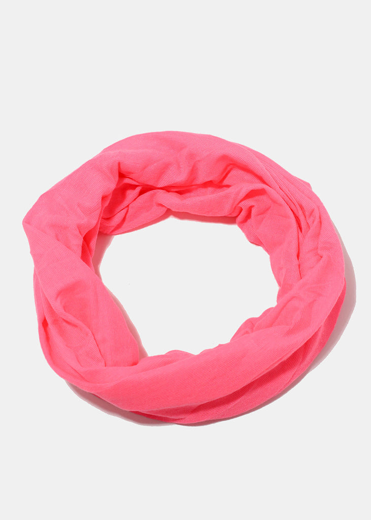 Neon Face & Neck Gaiter Pink ACCESSORIES - Shop Miss A