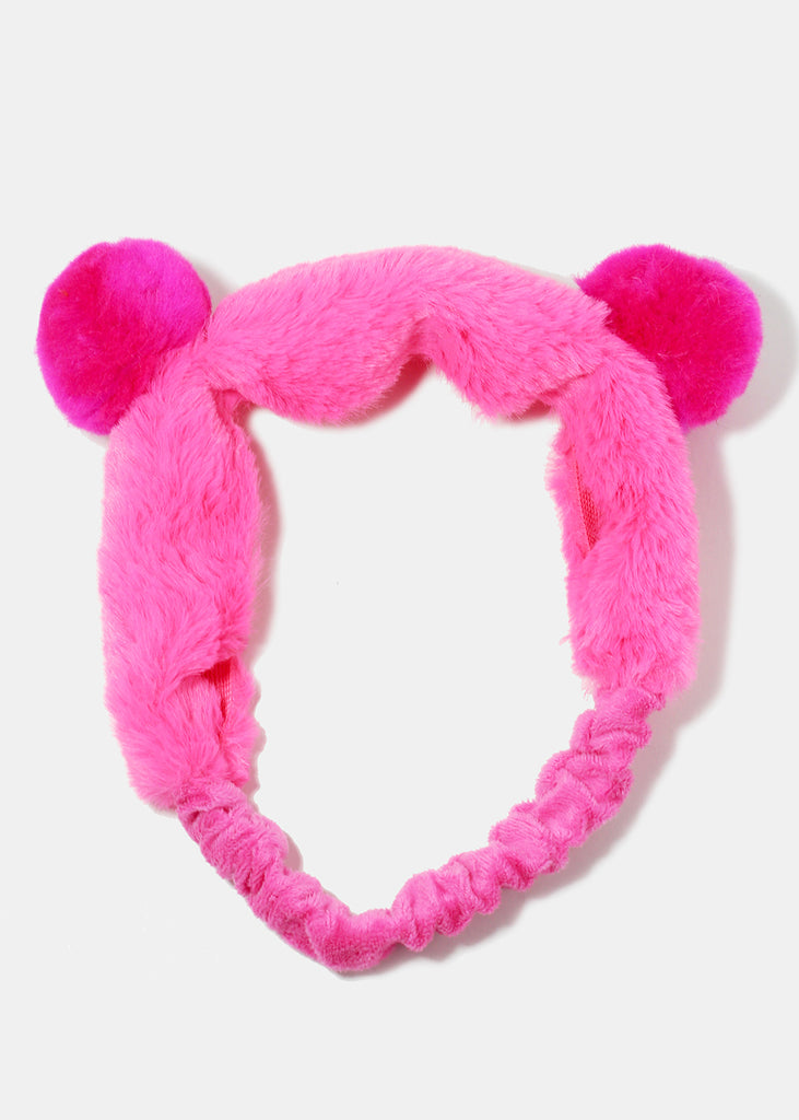 PomPom Spa Headband Pink HAIR - Shop Miss A