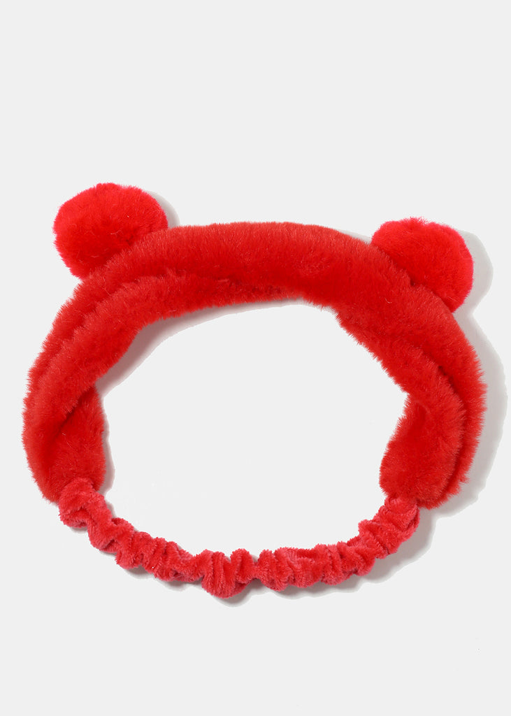 PomPom Spa Headband Red HAIR - Shop Miss A