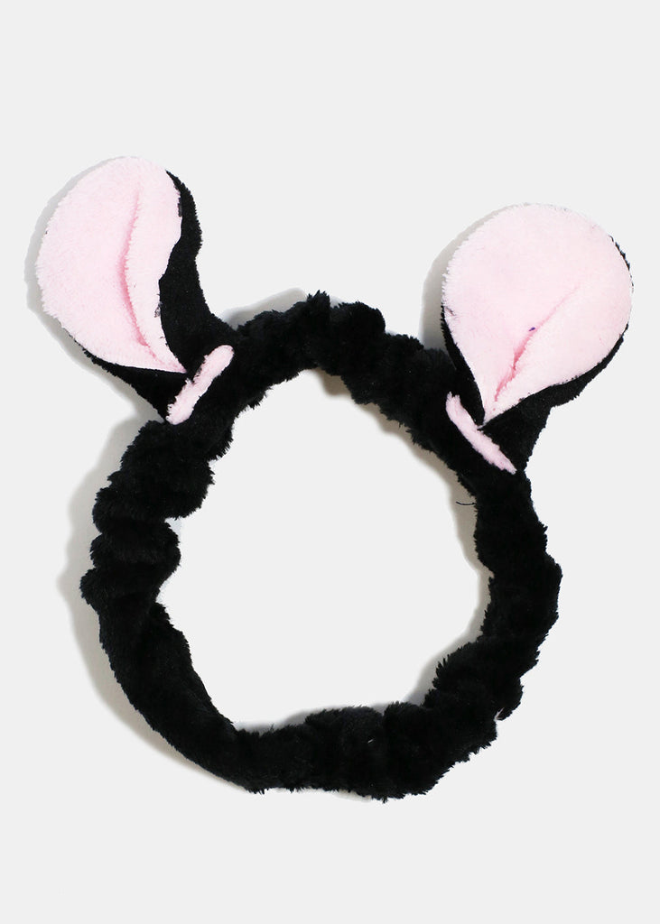 Bunny Ears Spa Headband Black HAIR - Shop Miss A