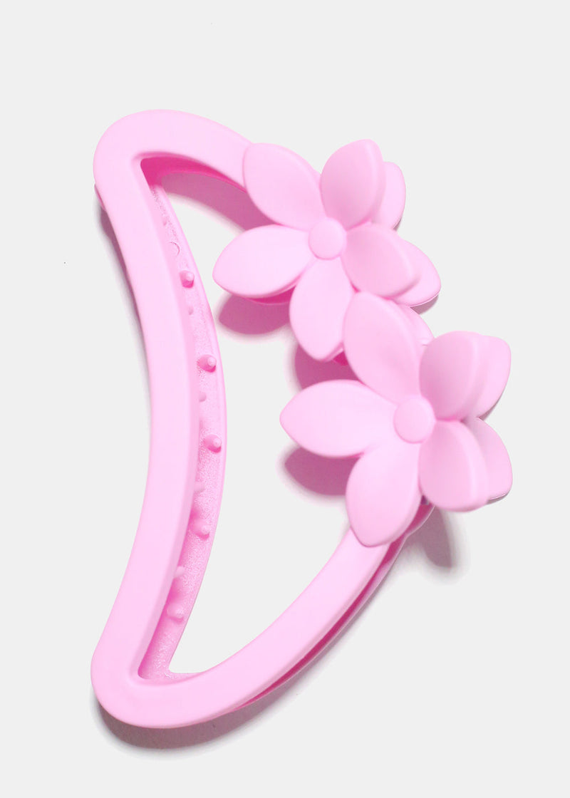 Flower Claw Clip Light pink HAIR - Shop Miss A