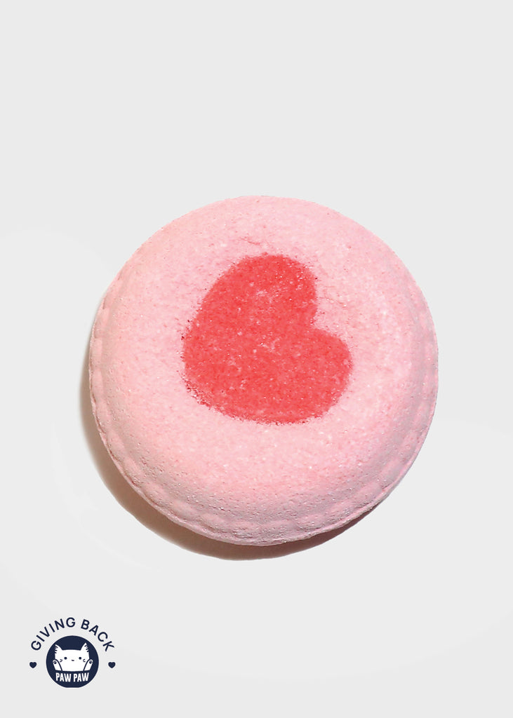 AOA Bath Bomb: Strawberry Heart Cake Macaroon  SPA - Shop Miss A
