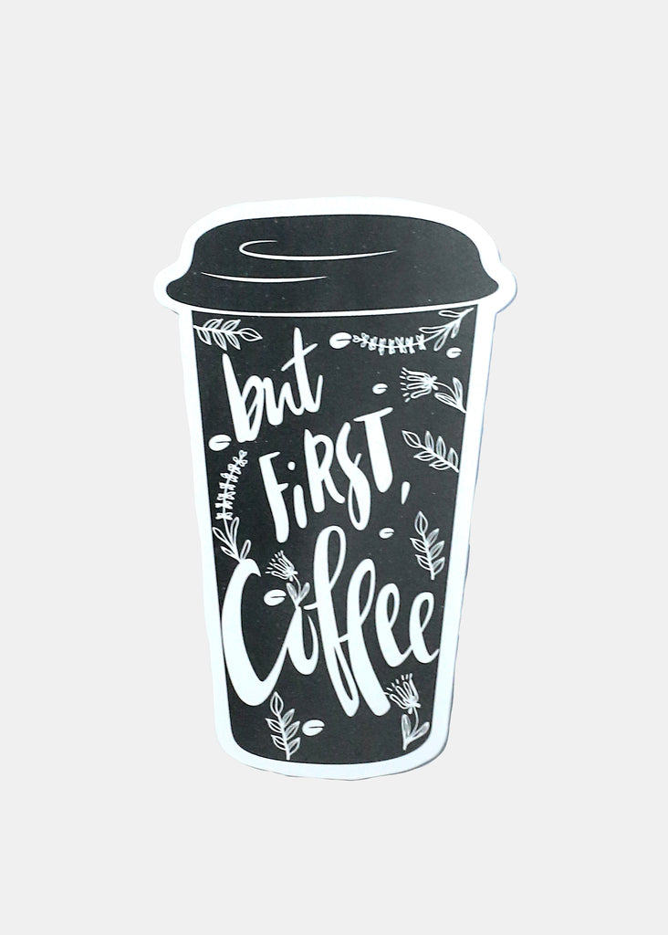 Official Key Items Sticker - But First, Coffee  LIFE - Shop Miss A