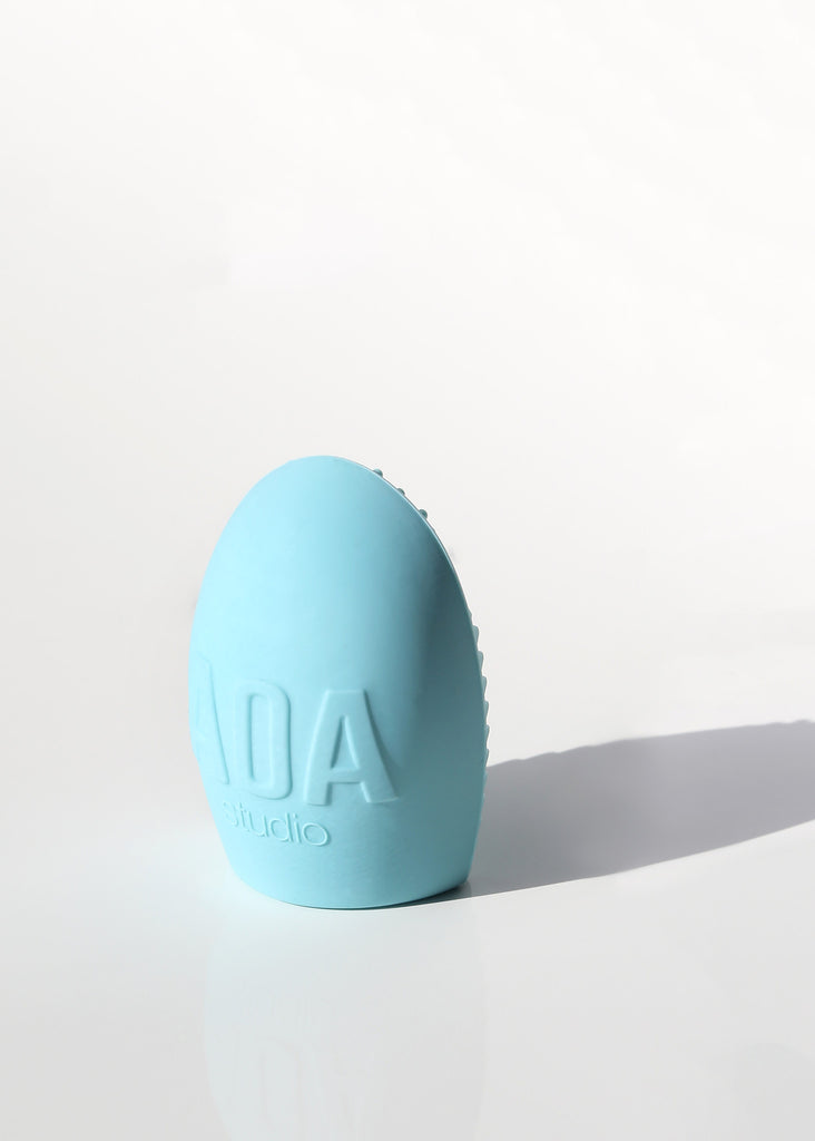 AOA Brush Cleaning Egg - Baby Blue  COSMETICS - Shop Miss A