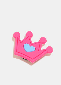 Shoe Charm- Pink Crown  ACCESSORIES - Shop Miss A