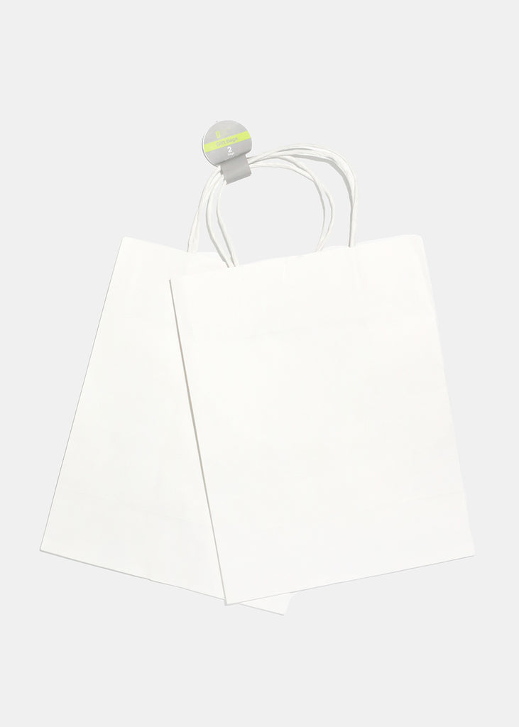 2 White Kraft Gift Paper Bags  ACCESSORIES - Shop Miss A