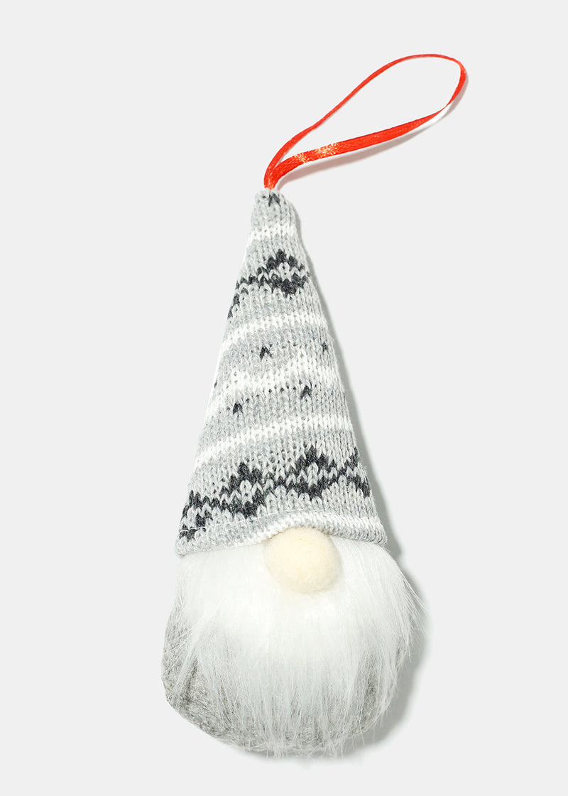 Grey Pattern Gnome Ornament Grey LIFE - Shop Miss A